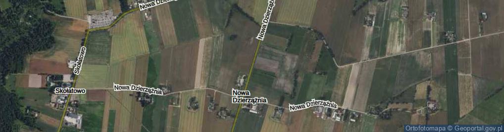 Zdjęcie satelitarne Nowa Dzierzążnia ul.